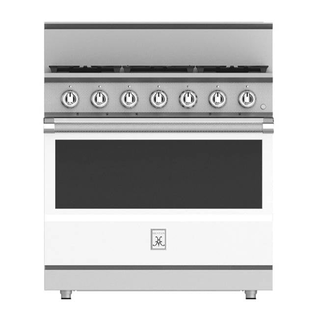 Hestan - Range, 5 Burner, Gas, Manual Clean,36'' - Froth White