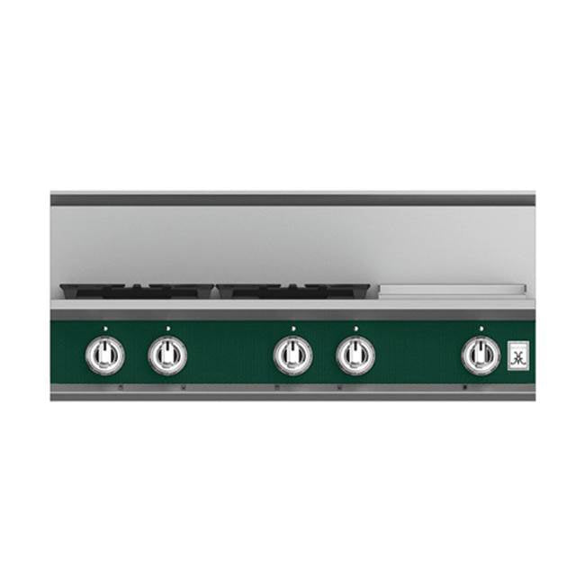 Hestan - Rangetop, 4 Burner with Griddle, 36'' - Grove Green
