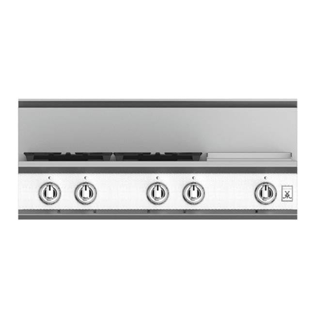 Hestan - Rangetop, 4 Burner with Griddle, 36'' - Froth White