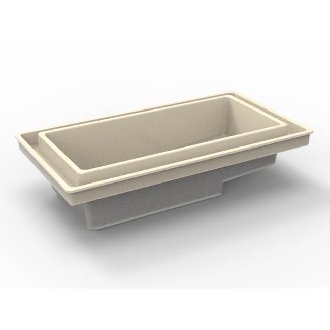 Hydro Systems - AUBURN 8066 METRO TUB ONLY- BISCUIT - Biscuit