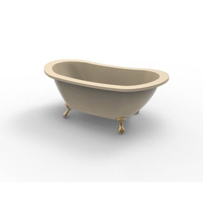 Hydro Systems - ANDREA 7238 STON FREESTANDING TUB ONLY - BISCUIT - Biscuit