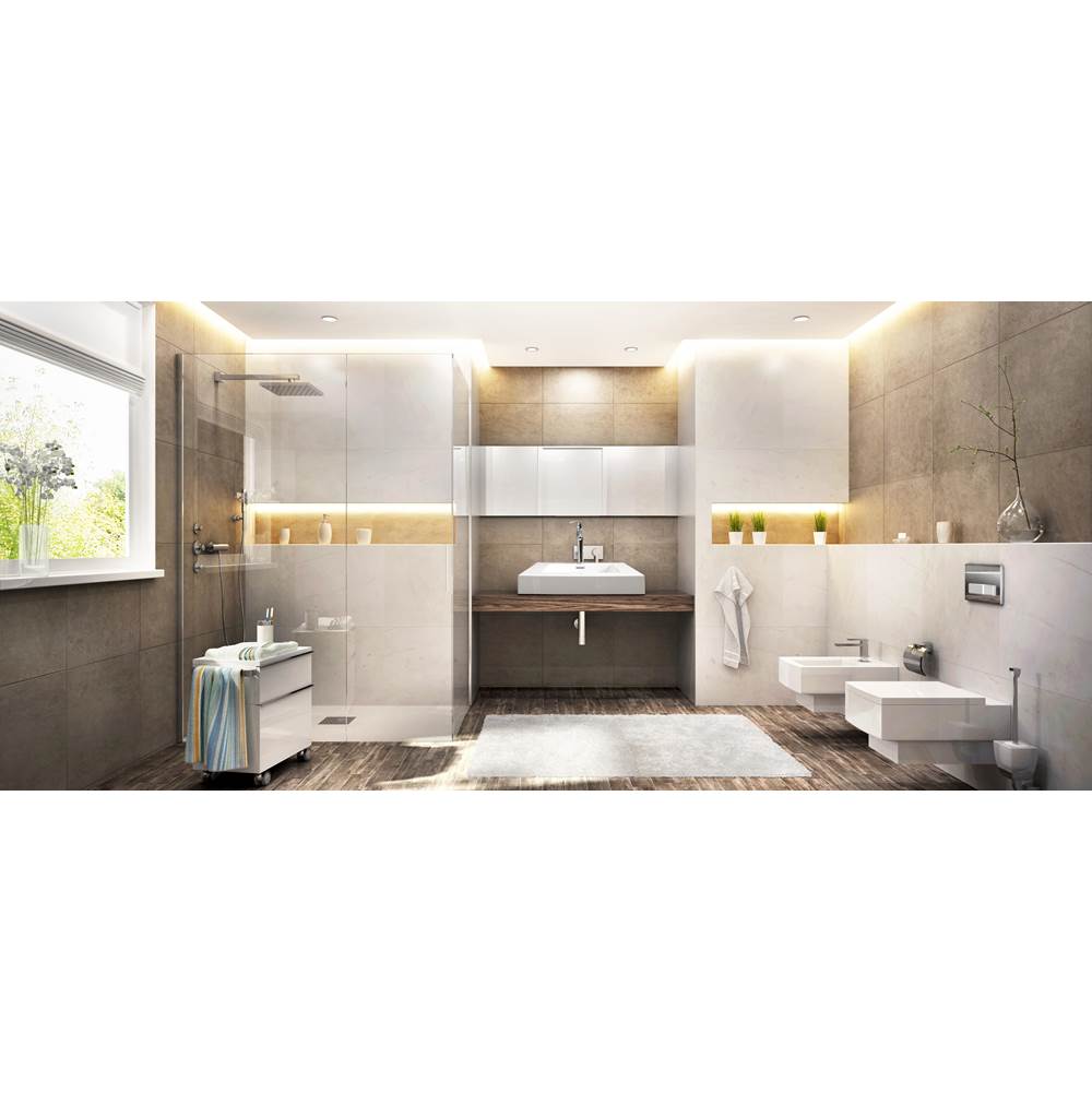 BLOCK 22X18 SOLID SURFACE SINK - ALMOND