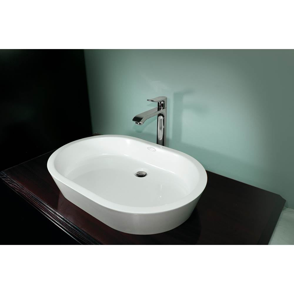 ELLIPSE 22X15 SOLID SURFACE SINK - ALMOND