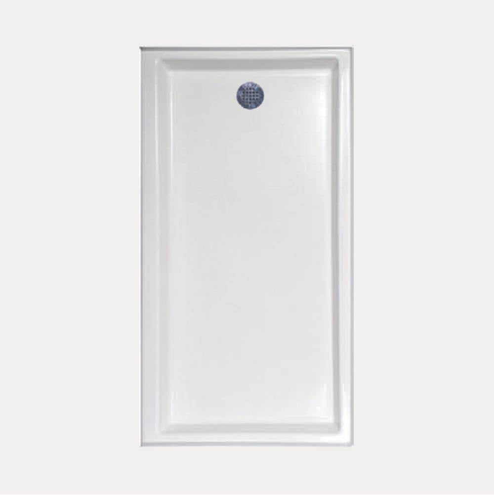 Hydro Systems - SHOWER PAN AC 6030 END DRAIN - WHITE-RIGHT HAND - White