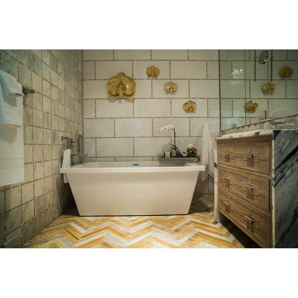 LUCY, FREESTANDING TUB ONLY 72X36 - -BISCUIT
