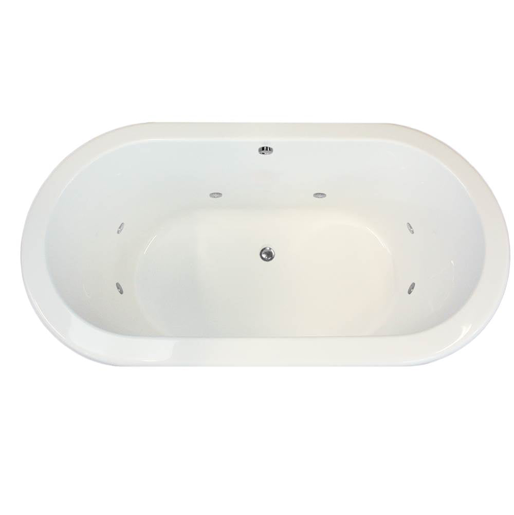 Hydro Systems - PALMER 7036 AC W/WHIRLPOOL SYSTEM- WHITE - White
