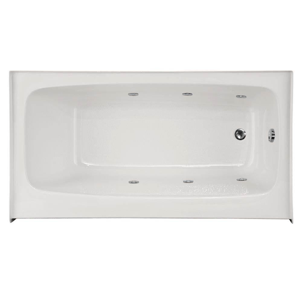 Hydro Systems - REGAN 5436 AC W/WHIRLPOOL SYSTEM-WHITE-LEFT HAND - White