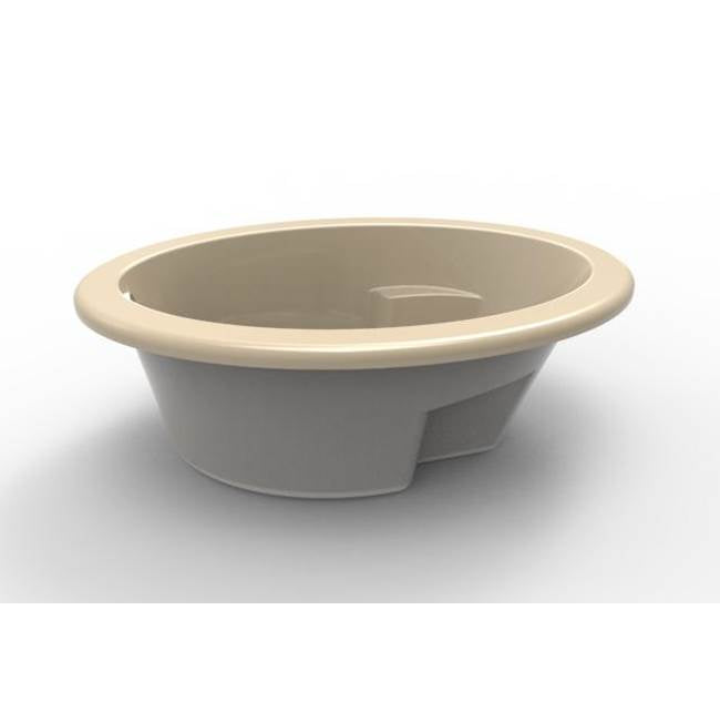 Hydro Systems - STUDIO OVAL 7242 AC TUB ONLY-BONE - Bone