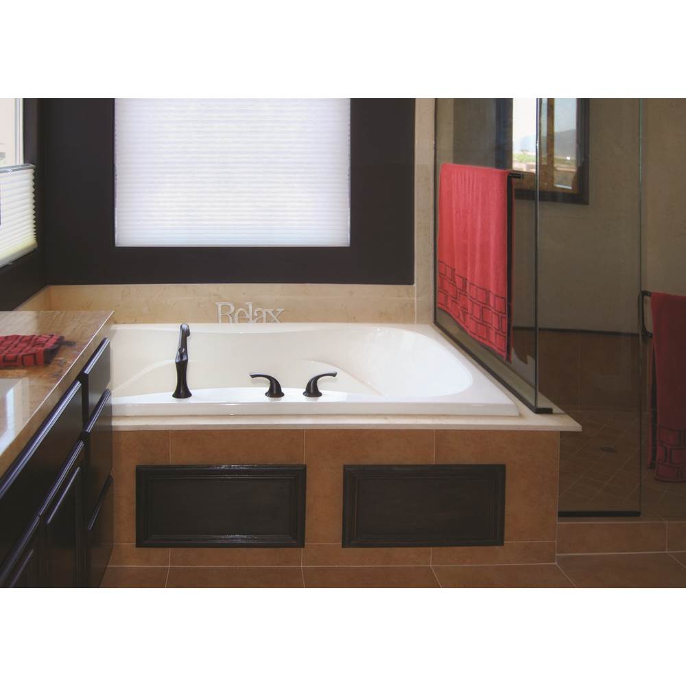 STUDIO HOURGLASS 7242 AC W/WHIRLPOOL SYSTEM-BISCUIT