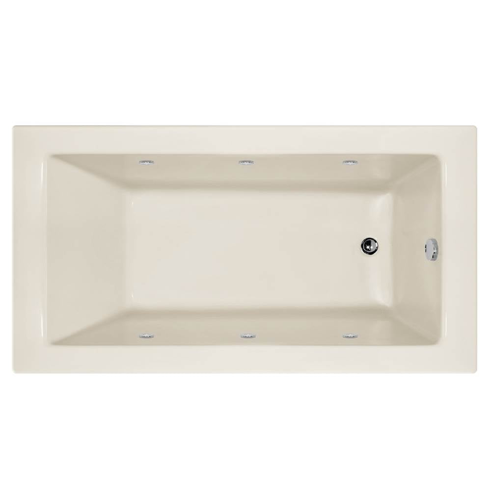 Hydro Systems - SYDNEY 6030 AC W/WHIRLPOOL SYSTEM - SHALLOW DEPTH -BISCUIT-RIGHT HAND - Biscuit