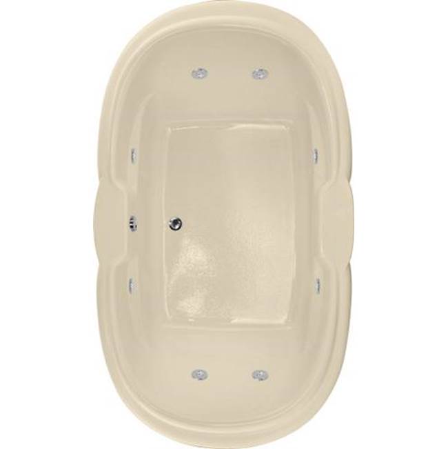 Hydro Systems - YVETTE 7242 AC W/WHIRLPOOL SYSTEM-BONE - Bone