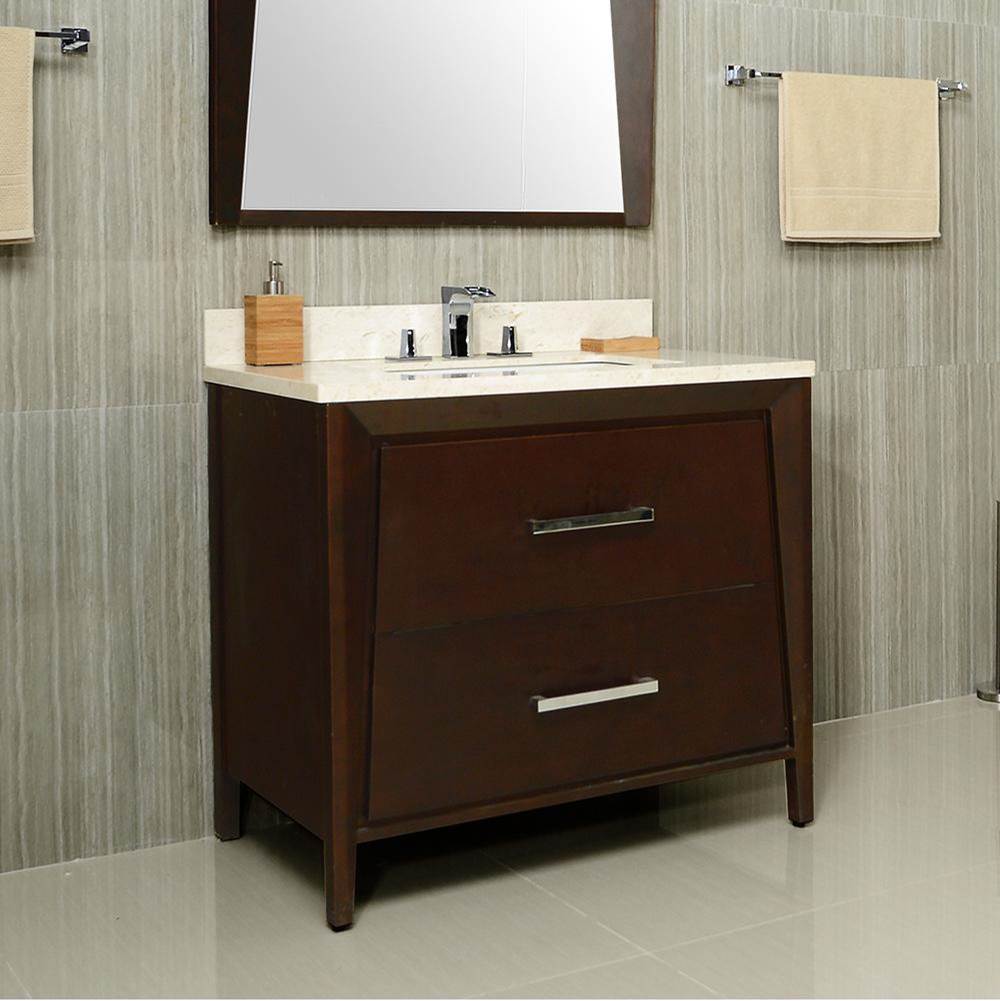 Icera - Stone Top 36-in Crema Marble - Crema