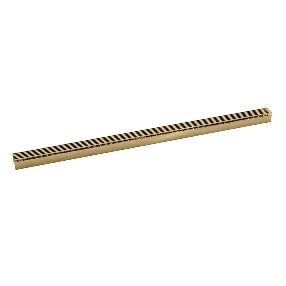 Infinity Drain - 48'' Wedge Wire Grate for S-AG 38 in Satin Bronze - Satin Bronze