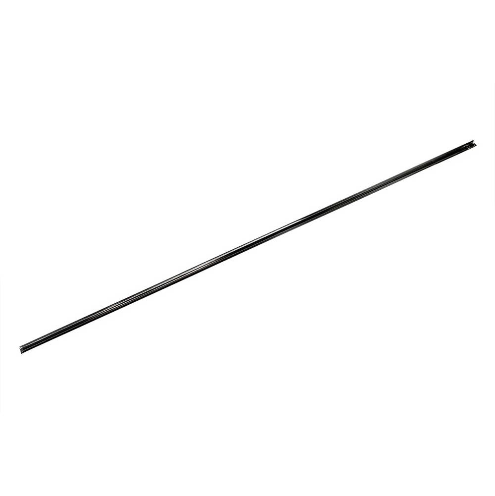 Infinity Drain - 48'' Stainless Steel Channel Trim in Matte Black - Matte Black