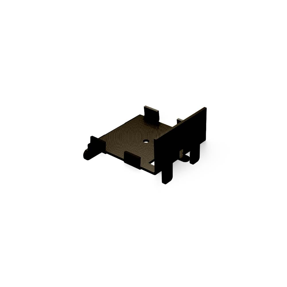 Infinity Drain - Stainless Steel End Cap for TA 65 Tile Insert Frame in Oil Rubbed Bronze - Oil Rubbed Bronze
