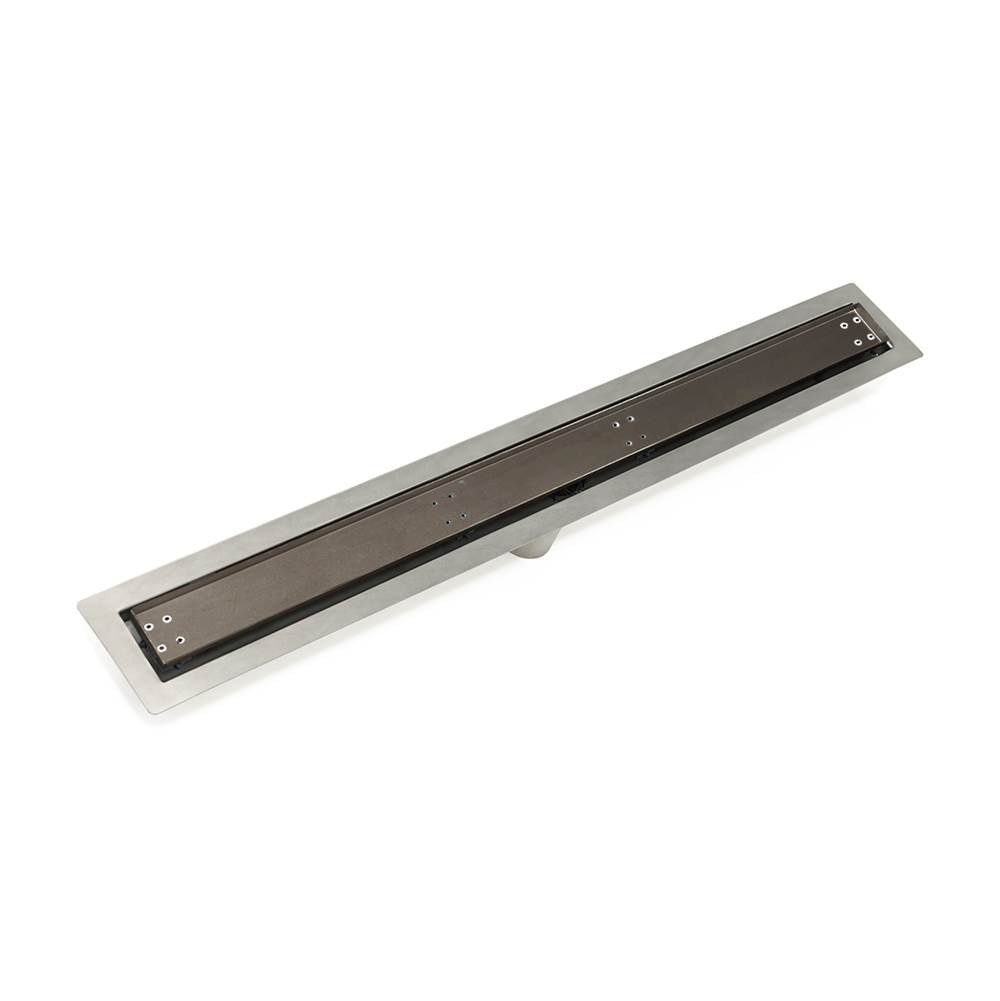 Infinity Drain - 32'' FF Series Complete Kit with Tile Insert Frame in Oil Rubbed Bronze - Oil Rubbed Bronze