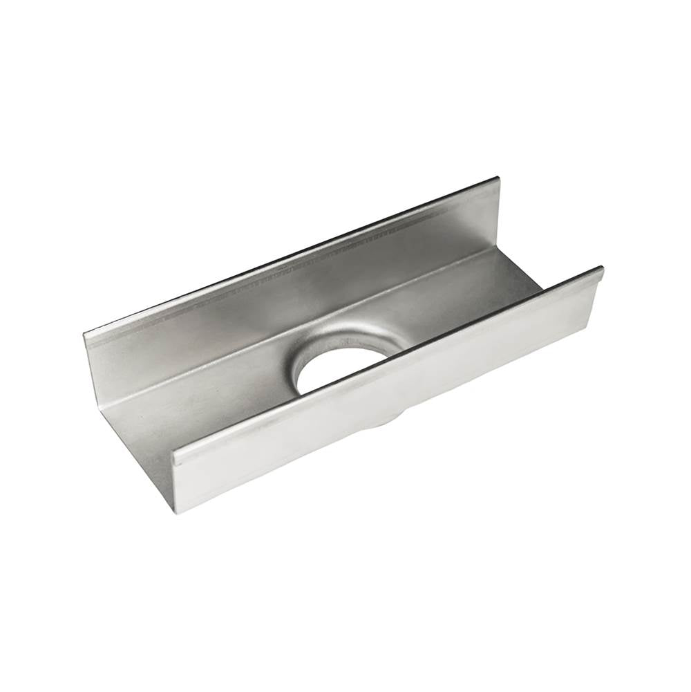 Infinity Drain - 8'' Stainless Steel Outlet Section for S-TIFAS 65 Series in Satin Stainless - Satin Stainless