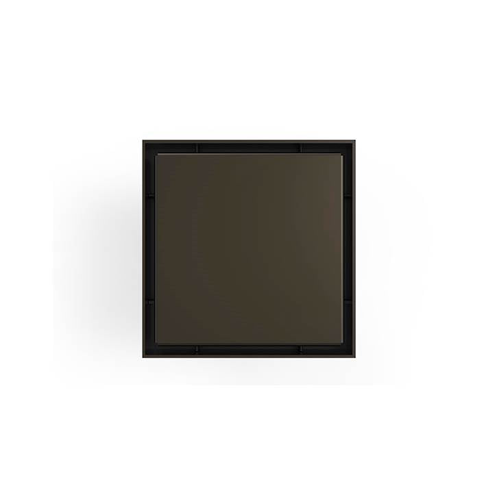 Infinity Drain - 5'' x 5'' LSD 5 Solid Style Complete Kit in Oil Rubbed Bronze with ABS Drain Body, 2'' Outlet - Oil Rubbed Bronze