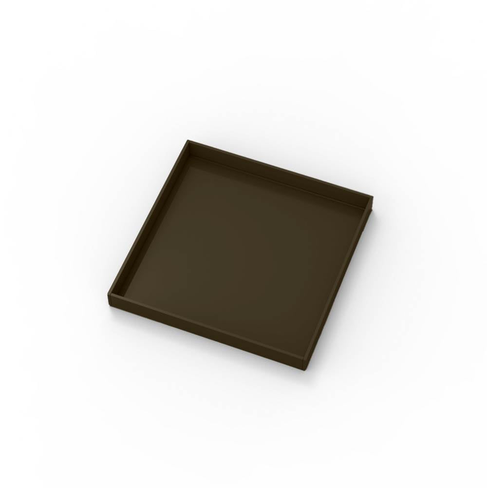 Infinity Drain - 5''x5'' LT5 Tile Drain Top Plate in Oil Rubbed Bronze - Oil Rubbed Bronze