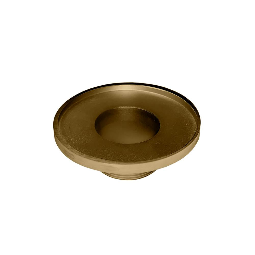 Infinity Drain - 5'' x 5'' Stainless Steel 2- Throat only in Satin Bronze - Satin Bronze