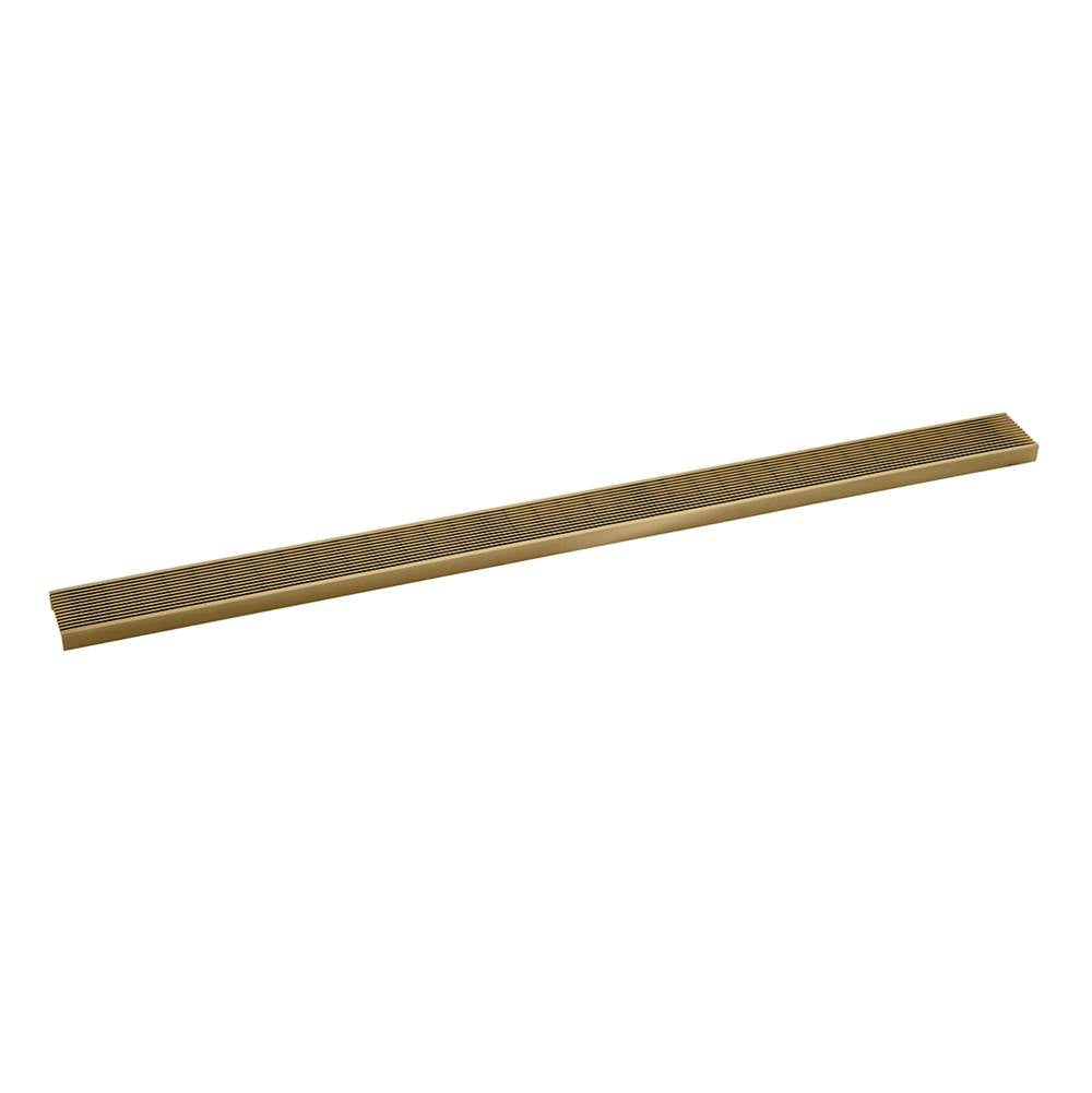 Infinity Drain - 72'' Wedge Wire Grate for S-LAG 65/S-AS 65/S-AS 99 in Satin Bronze - Satin Bronze