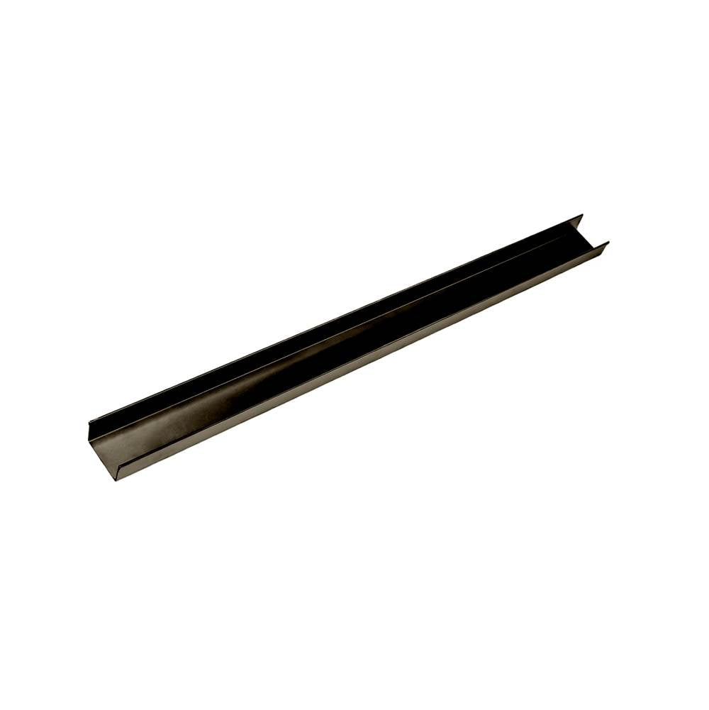 Infinity Drain - 96'' Stainless Steel Open Ended Channel for S-AS 65/S-AS 99/S-LTIFAS 65/S-LTIFAS 99 Series in Oil Rubbed Bronze - Oil Rubbed Bronze