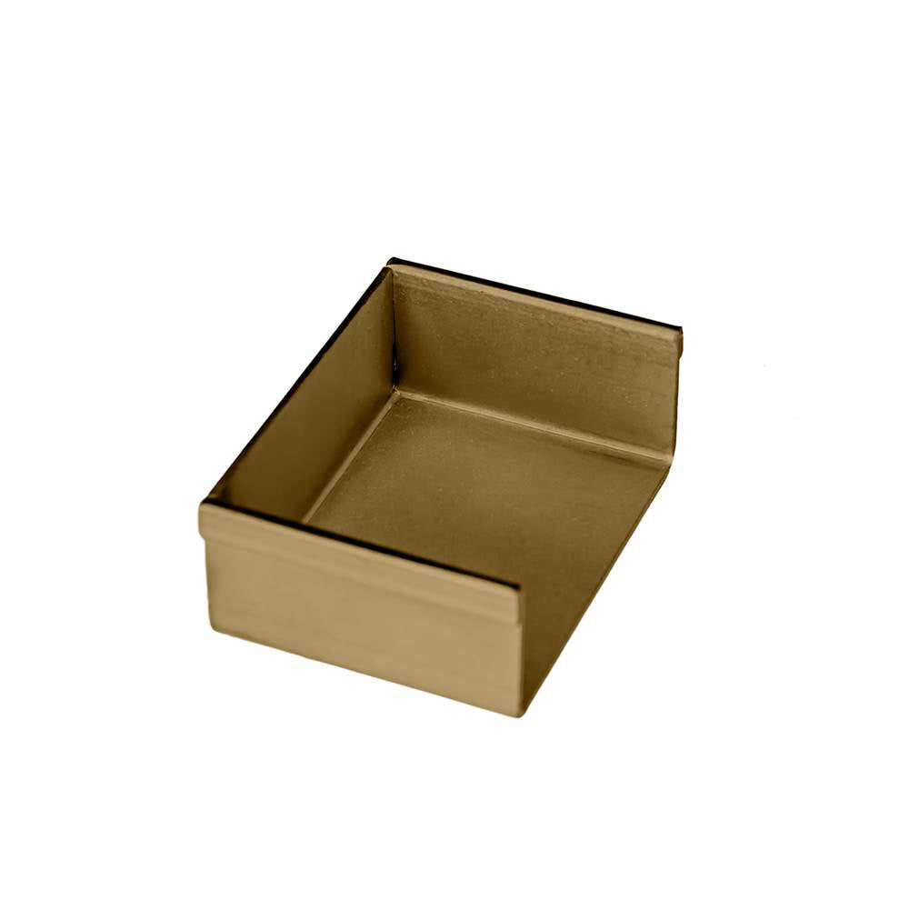 Infinity Drain - 2'' Stainless Steel End Section for SC Channel in Satin Bronze - Satin Bronze
