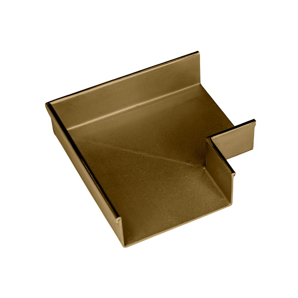 Infinity Drain - Satin Bronze Angle Joiner for 90 Degrees Installation for SC/LC Channel - Satin Bronze