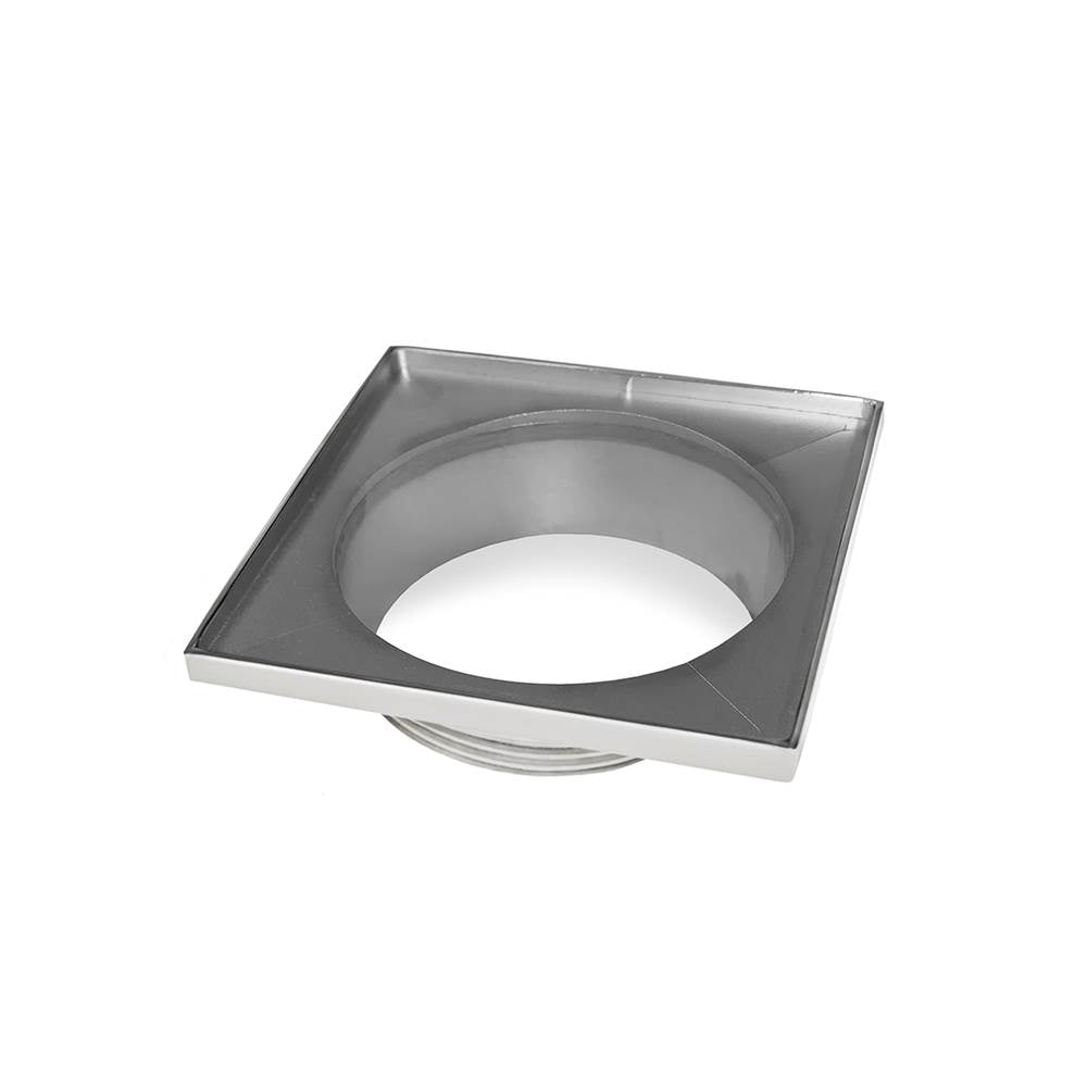 Infinity Drain - 5'' x 5'' Stainless Steel 4- Throat only in Satin Stainless - Satin Stainless