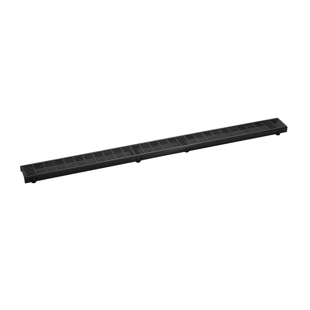 Infinity Drain - 60'' Perforated Slotted Pattern Grate for FXIG 65/FFIG 65/FCBIG 65/FCSIG 65/FTIG 65 in Matte Black - Matte Black