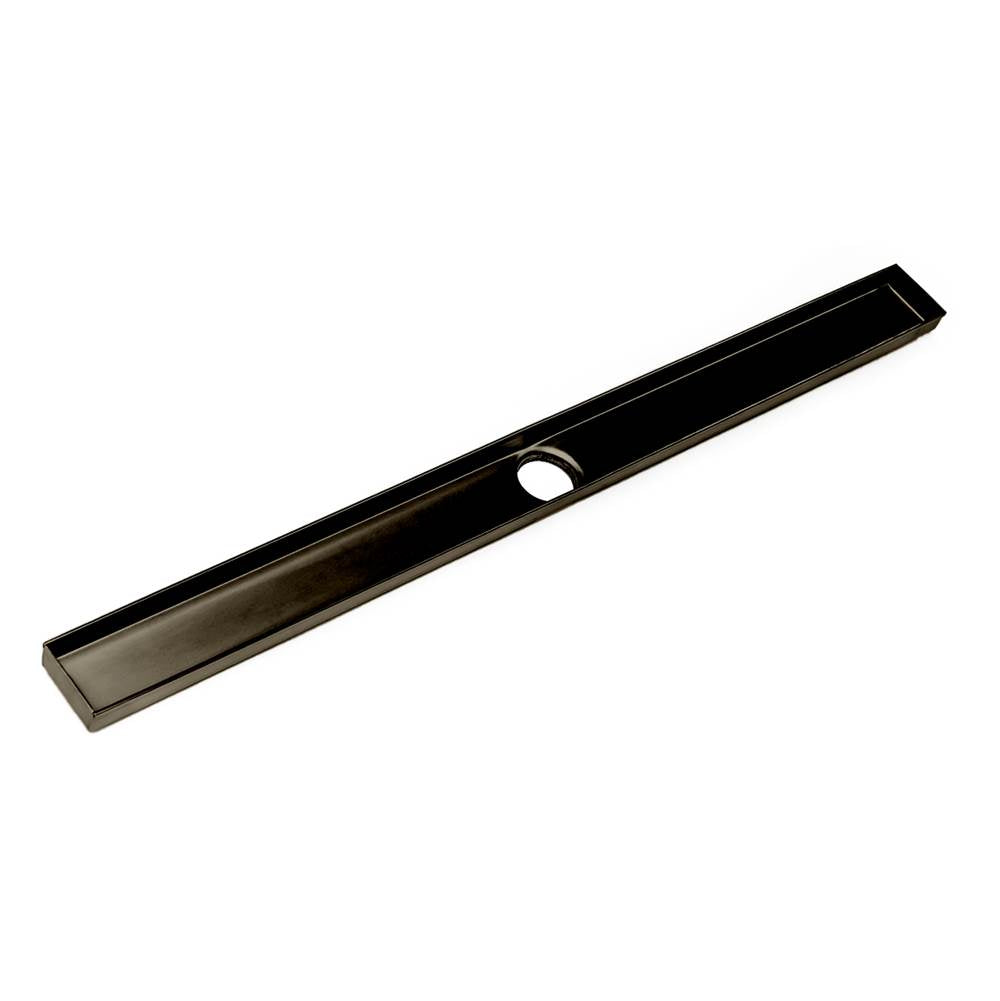 Infinity Drain - 60'' Channel for FX 65 Series in Oil Rubbed Bronze - Oil Rubbed Bronze