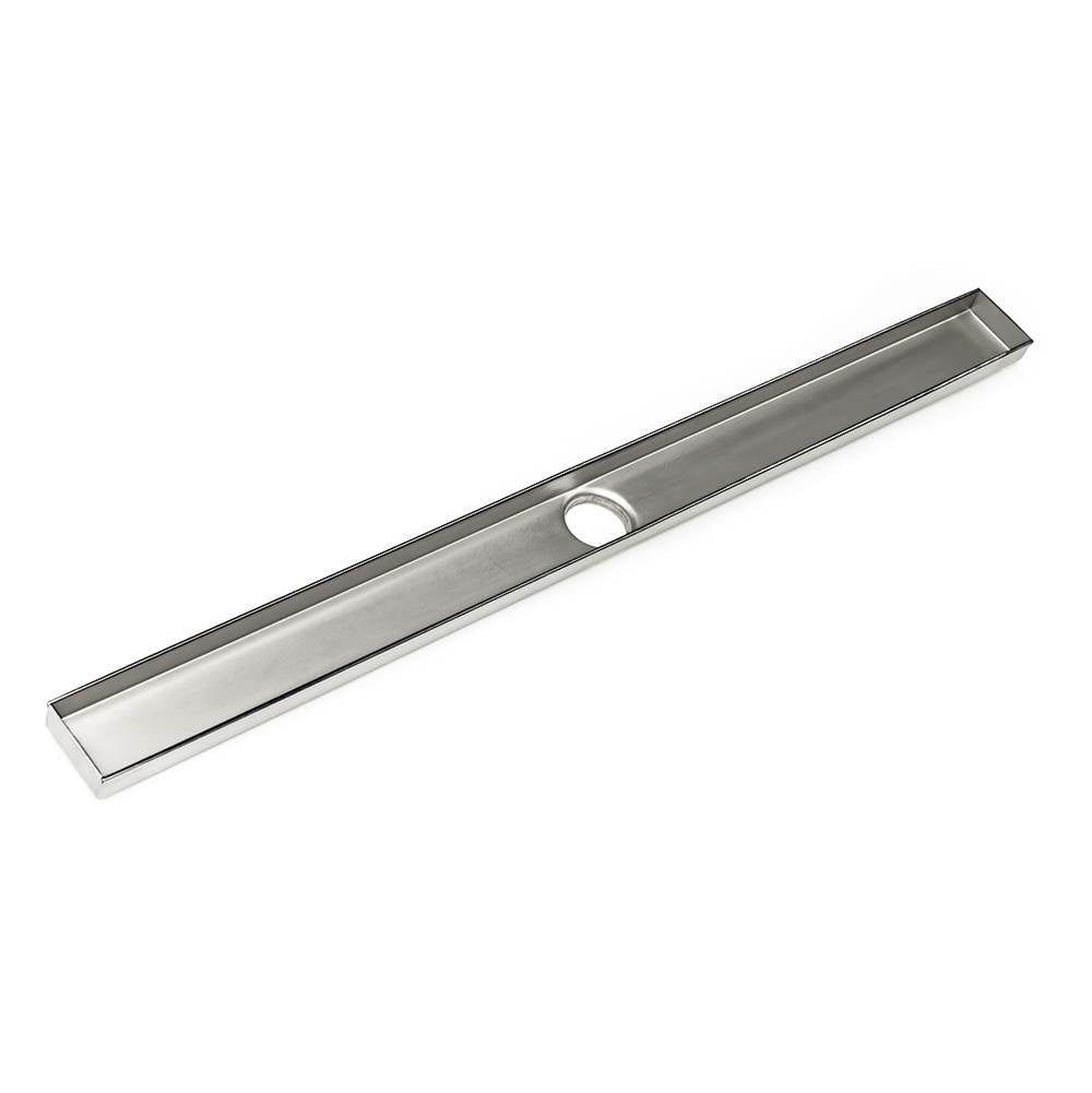 Infinity Drain - 60'' Channel for FX 65 Series in Polished Stainless - Polished Stainless