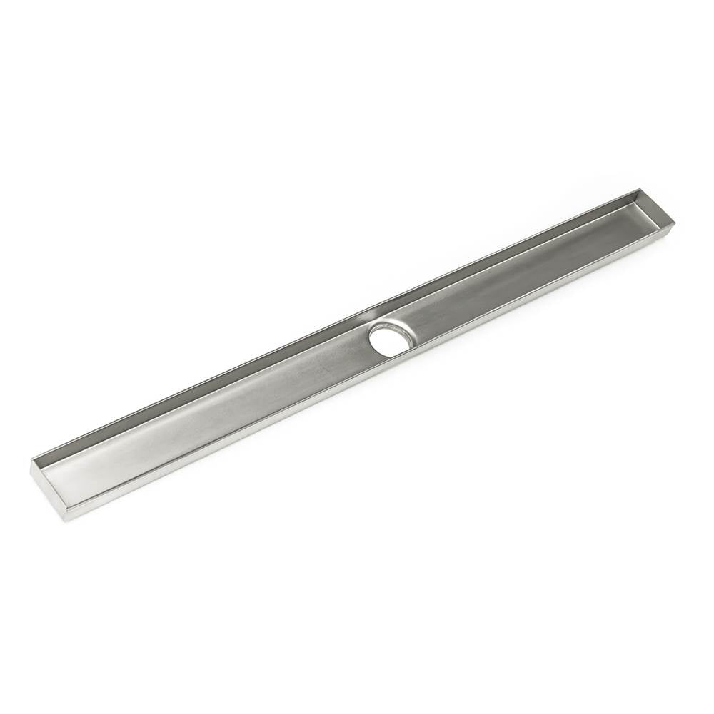 Infinity Drain - 36'' Channel for FX 65 Series in Satin Stainless - Satin Stainless