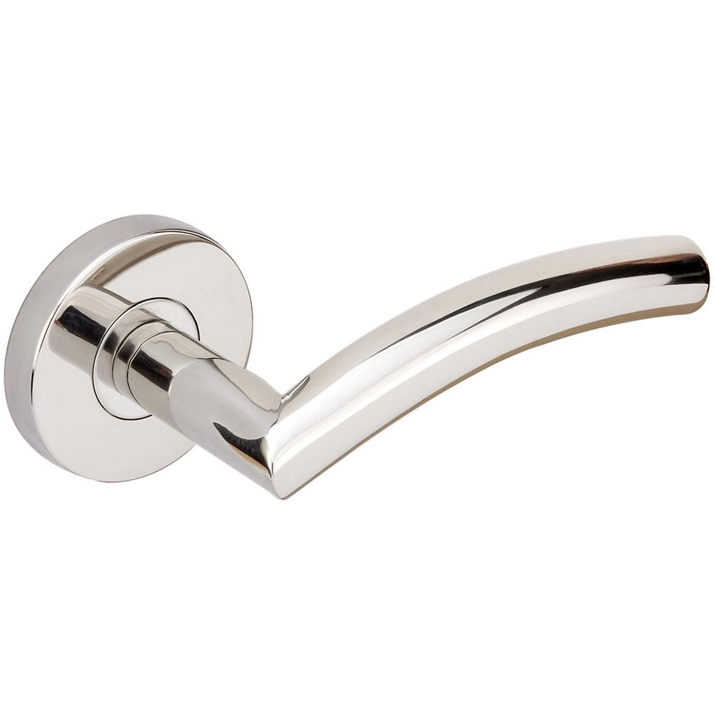 INOX - RA 104 Brussels, TL4 Passage Set, 2-3/4'' BS, 32 - Polished Stainless Steel