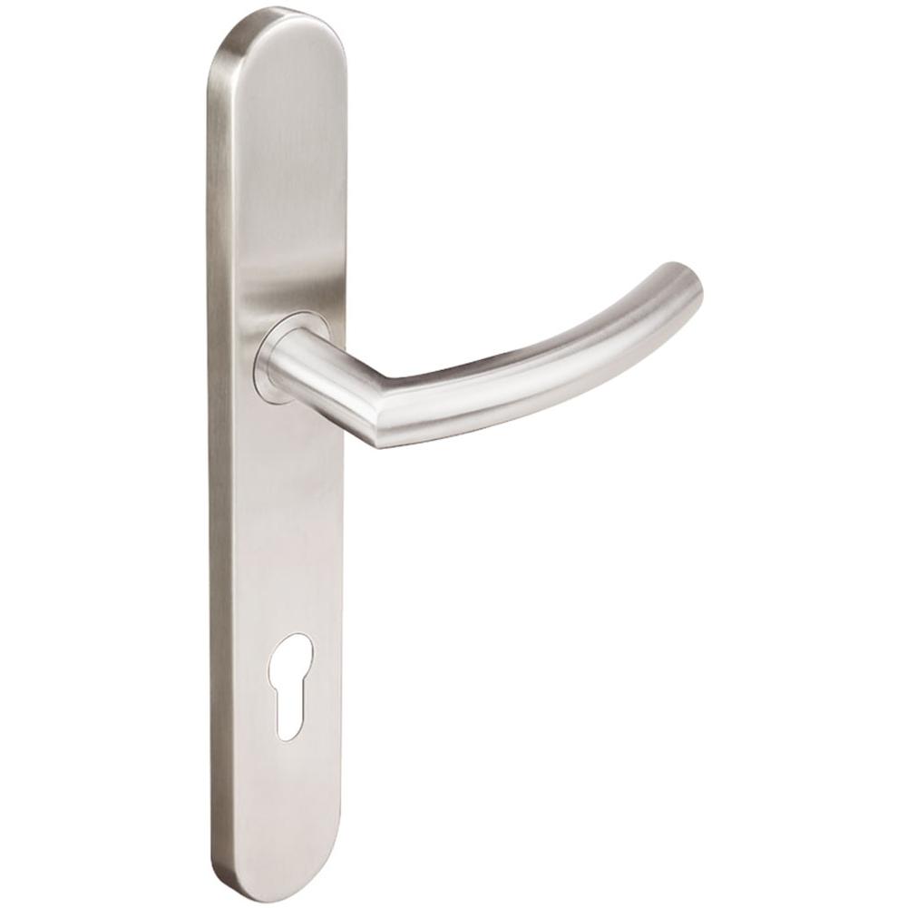 INOX - BP Multipoint 103 Oslo Euro Entry Lever High US32D RH - Satin Stainless Steel