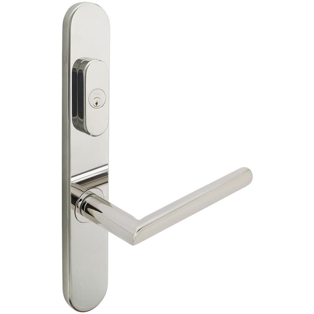 INOX - BP Multipoint 107 Stockholm US Entry Lever Low US32 RH - Polished Stainless Steel
