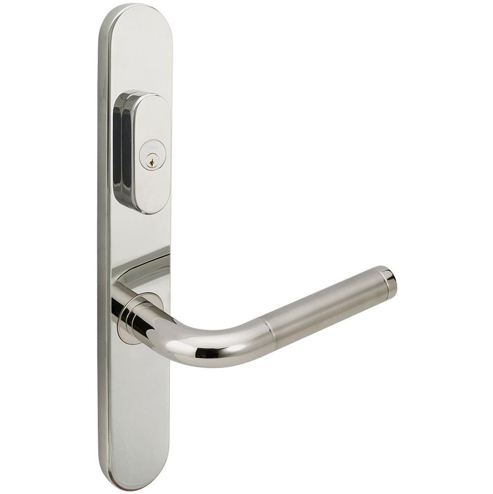 INOX - BP Multipoint 108 Vienna US Entry Lever Low SP LH - Satin Stainless Steel