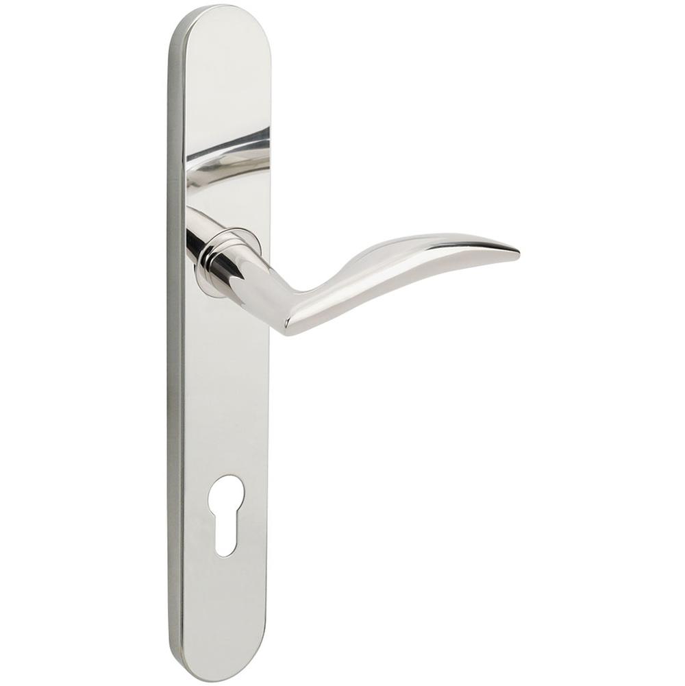 INOX - BP Multipoint 210 Air-stream Euro Entry Lever High US32 LH - Polished Stainless Steel