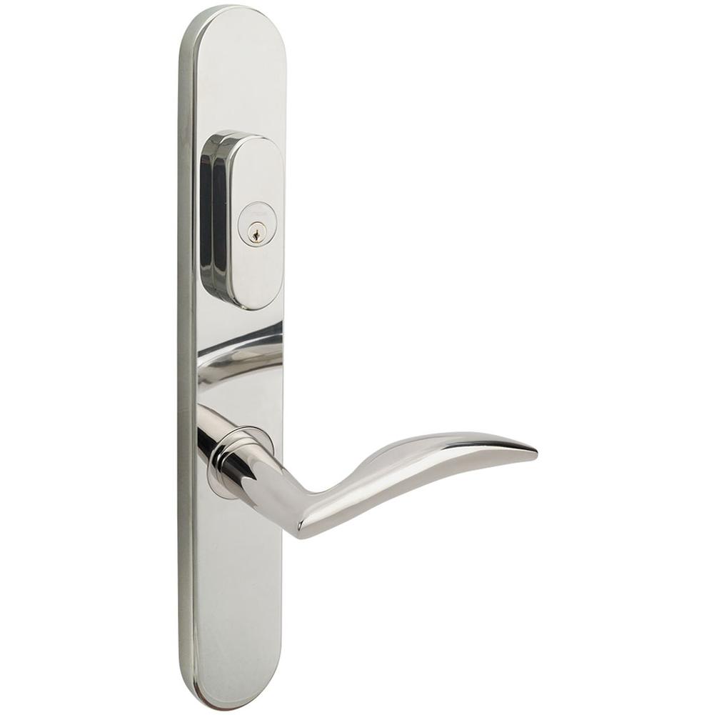INOX - BP Multipoint 210 Air-stream US Entry Lever Low US32 LH - Polished Stainless Steel