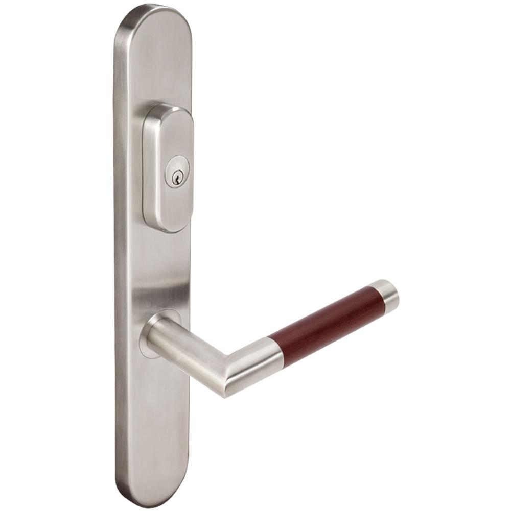 INOX - BP Multipoint 213 Cabernet US Entry Lever Low US32D LH - Satin Stainless Steel