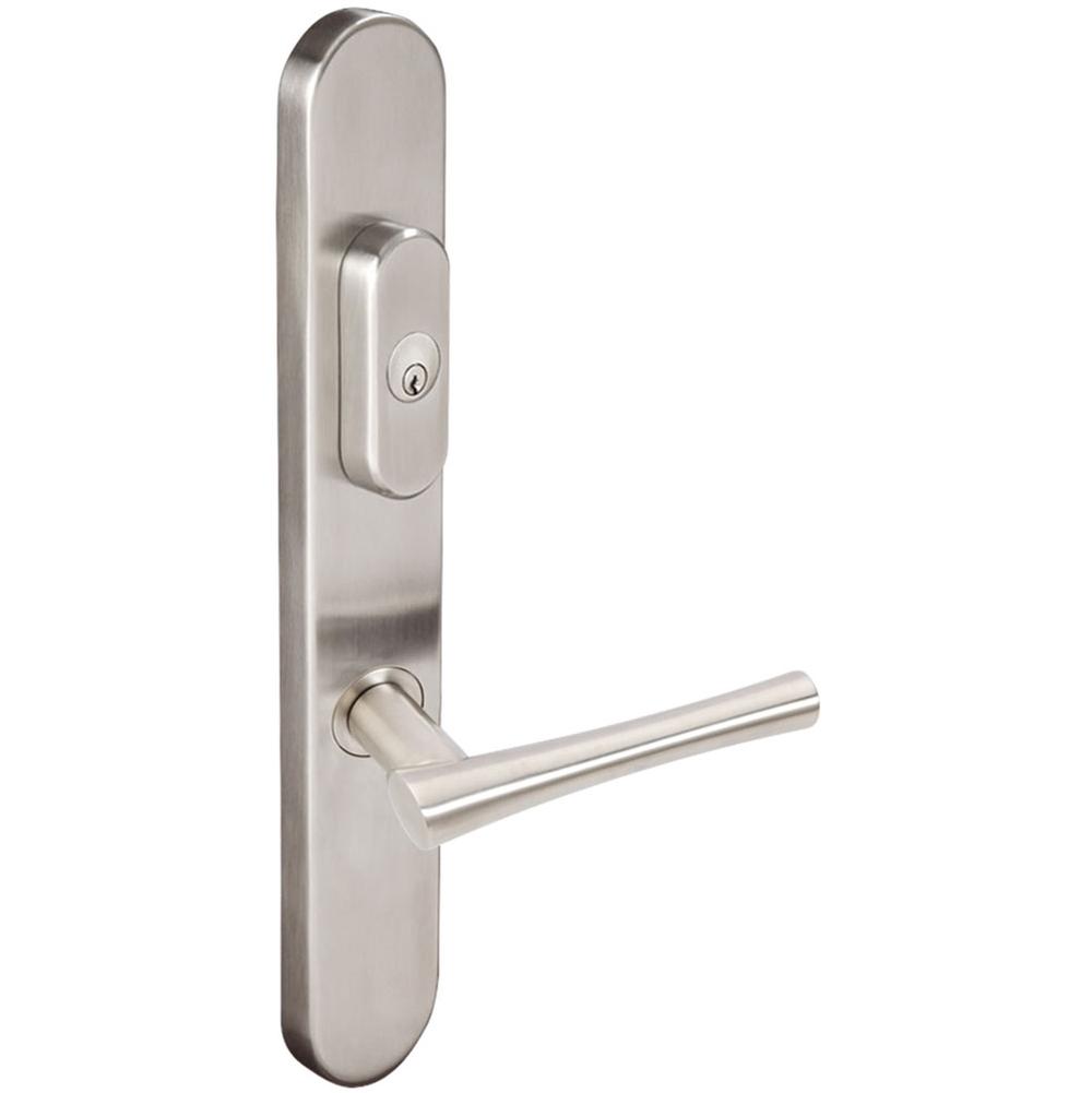 INOX - BP Multipoint 214 Champagne US Entry Lever Low US32D RH - Satin Stainless Steel
