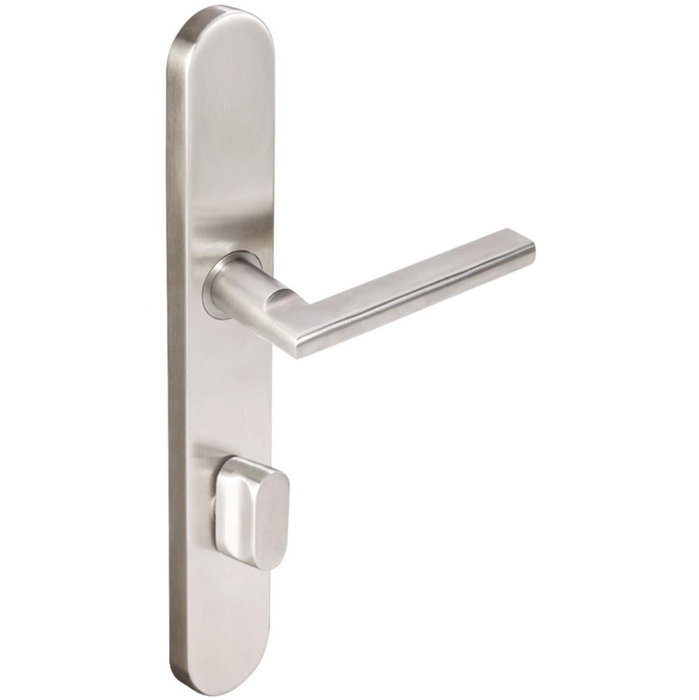 INOX - BP Multipoint 243 Sunrise US Entry Lever High US32D LH - Satin Stainless Steel