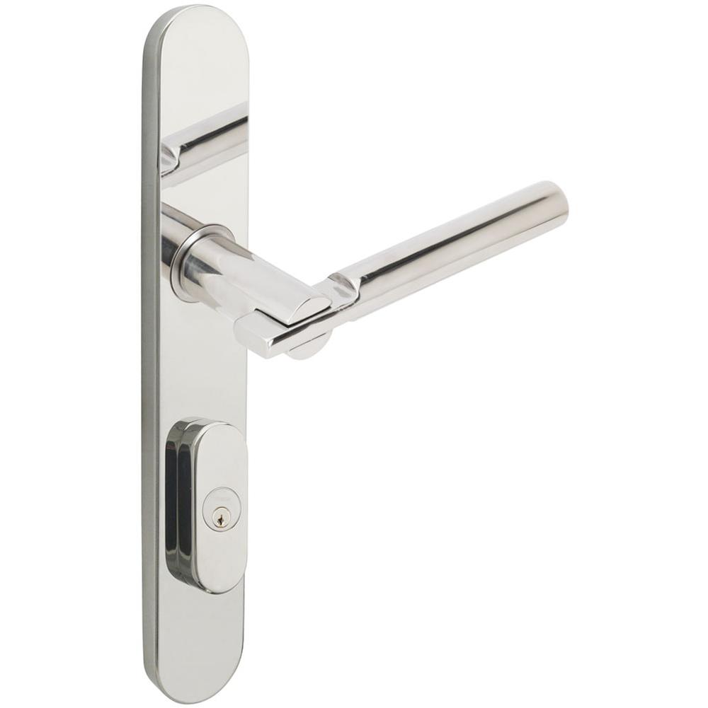 INOX - BP Multipoint 251 Sequoia US Entry Lever High US32 LH - Polished Stainless Steel