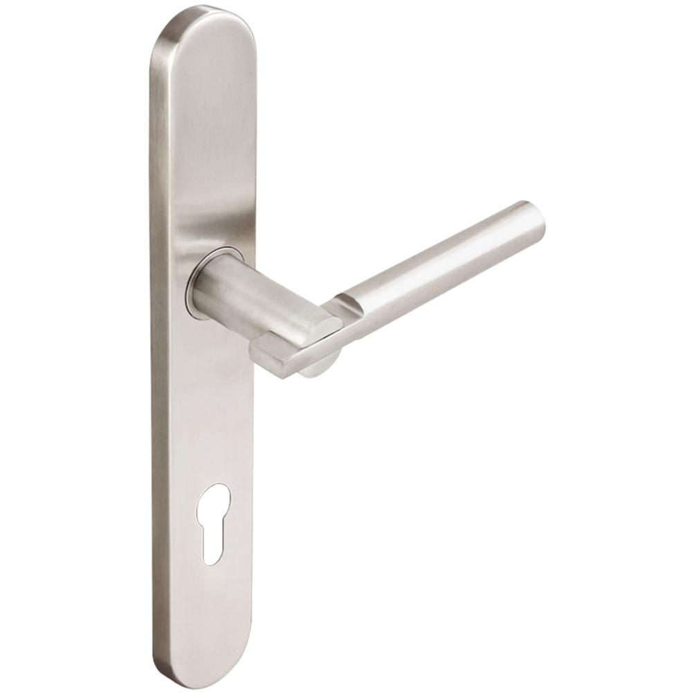 INOX - BP Multipoint 251 Sequoia Euro Entry Lever High US32D LH - Satin Stainless Steel