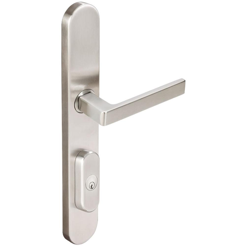INOX - BP Multipoint 345 Tokyo US Entry Lever High US32D LH - Satin Stainless Steel
