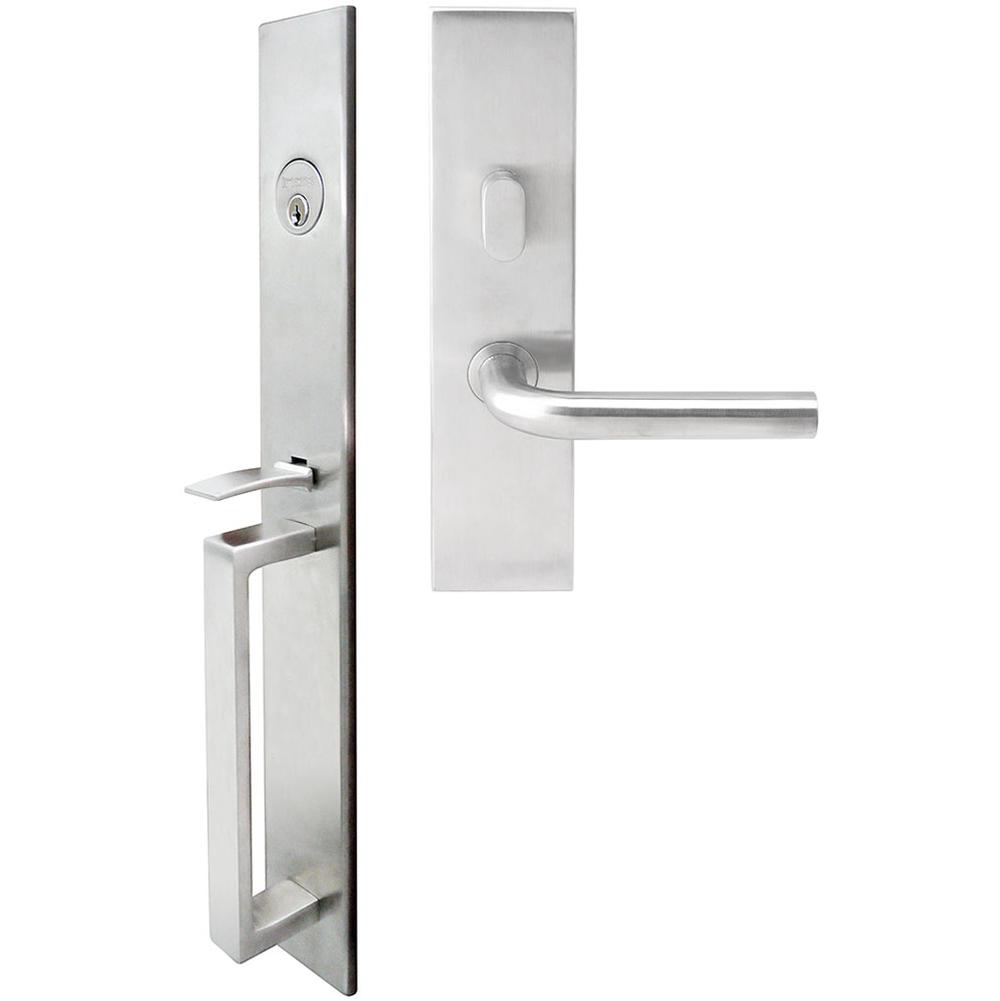 INOX - BW Handleset MT Mortise 101 Cologne Entry 2-3/4'' 32D RH - Satin Stainless Steel