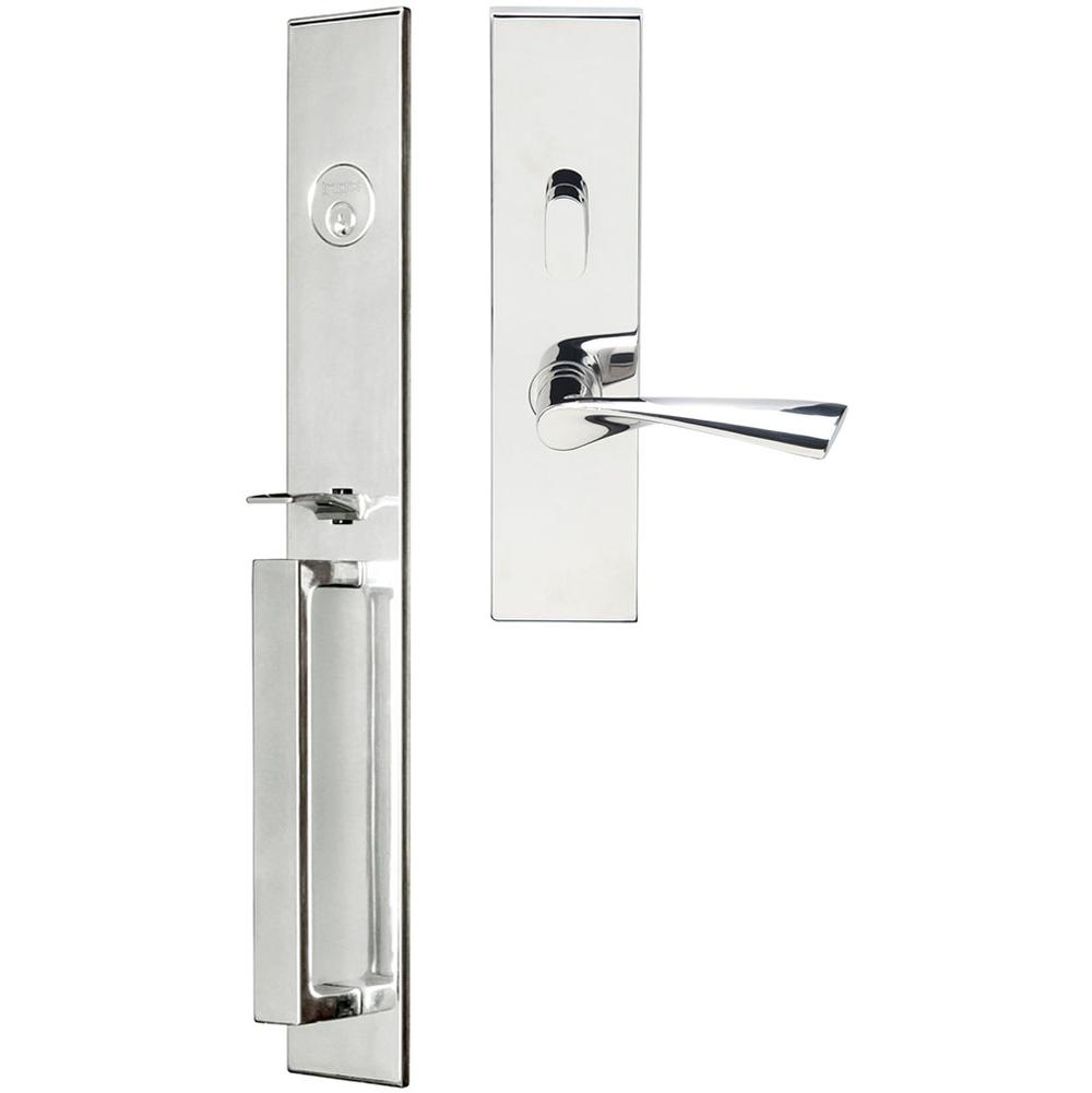 INOX - BW Handleset MT Mortise 211 Breeze Entry 2-3/4'' 32 RH - Polished Stainless Steel