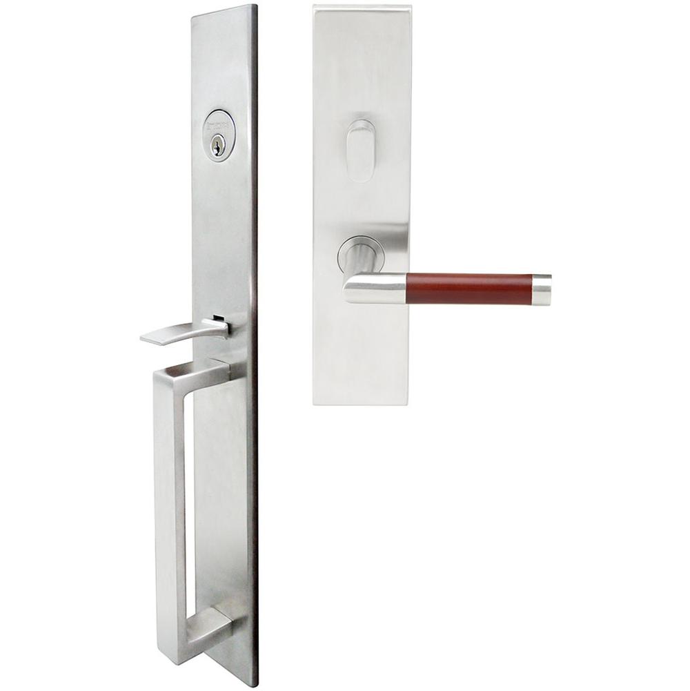 INOX - BW Handleset MT Mortise 213 Cabernet Entry 2-1/2'' 32D RH - Satin Stainless Steel