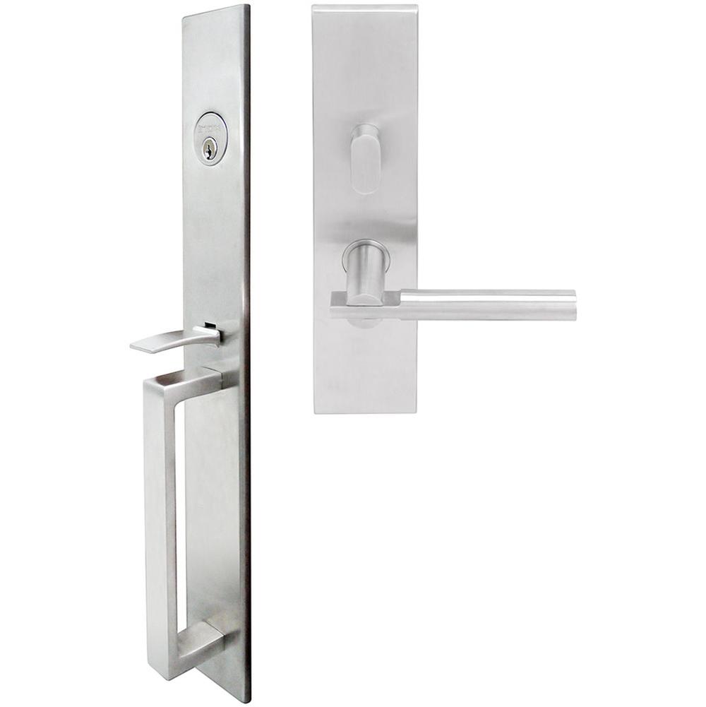 INOX - BW Handleset MT Mortise 251 Sequoia Entry 2-3/4'' 32D RH - Satin Stainless Steel
