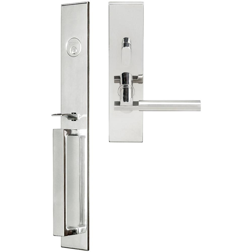 INOX - BW Handleset MT Mortise 251 Sequoia Entry 2-3/4'' 32 RH - Polished Stainless Steel